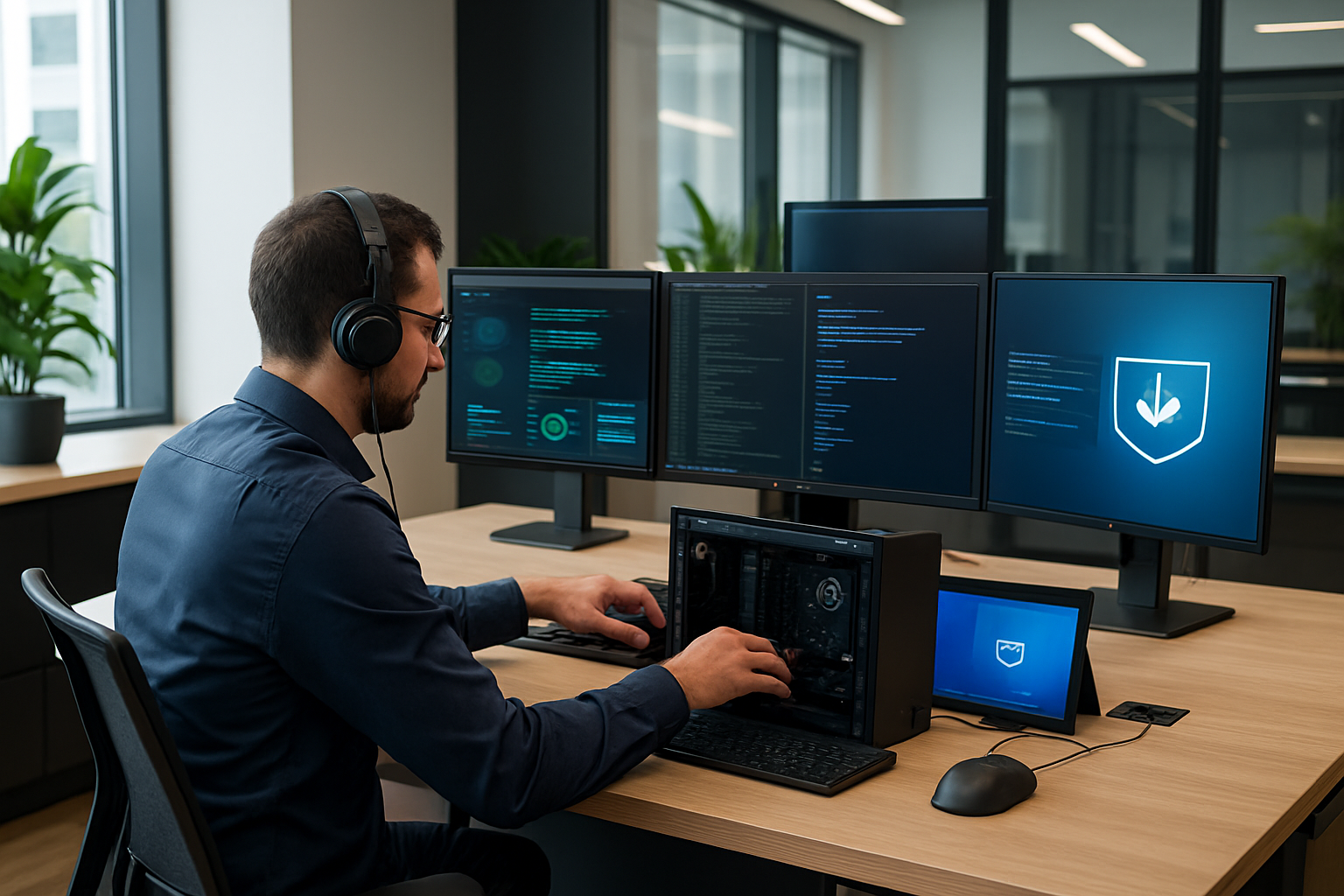 Bureau de support informatique professionnel      </picture>